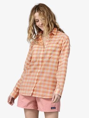 PATAGONIA WOMEN´S BUTTON DOWN SUNFADE PINK